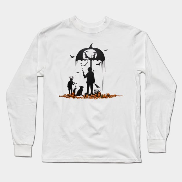 Halloween and Peace Long Sleeve T-Shirt by Apotis